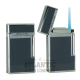 Equus Classic C-Series Cigar Torch Lighter & Cutter Cool-Grey/Silver
